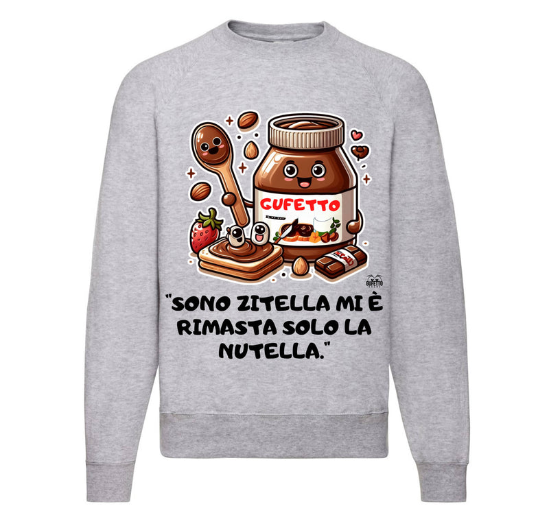 Felpa Classic Uomo Donna NUTELLA ( NU2236598745 ) - Gufetto Brand 