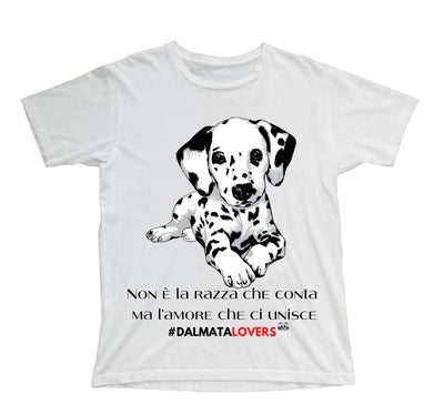 T-shirt Bambino/a DALMATA LOVERS ( DA45908743 ) - Gufetto Brand 