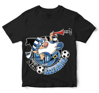 T-shirt Bambino/a NERO AZZURROLO ( NE67021645 ) - Gufetto Brand 