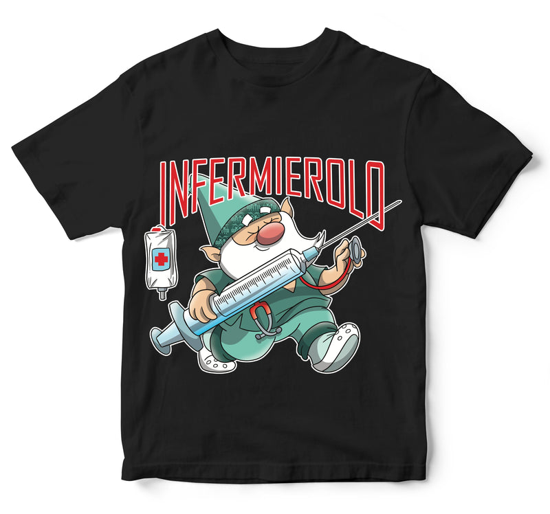 T-shirt Bambino/a INFERMIEROLO ( IN4378659 ) - Gufetto Brand 
