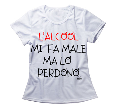 T-shirt Donna LO PERDONO ( L602164398 ) - Gufetto Brand 