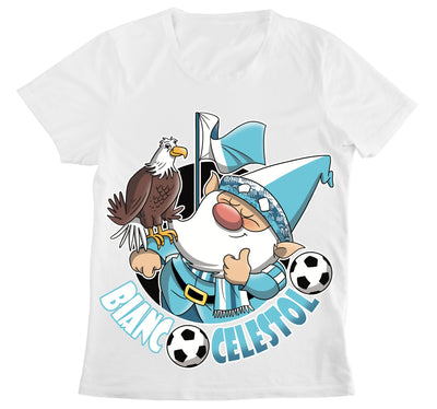 T-shirt Donna BIANCO CELESTOLO ( BI67890657 ) - Gufetto Brand 