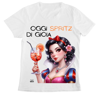 T-shirt Donna PRINCIPESSA SPRITZ  ( PS600098165 ) - Gufetto Brand 
