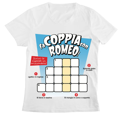 T-shirt Donna FA COPPIA CON ROMEO ( AR56091234 ) - Gufetto Brand 