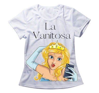 T-shirt BIANCA DONNA LA VANITOSA Outlet - Gufetto Brand 