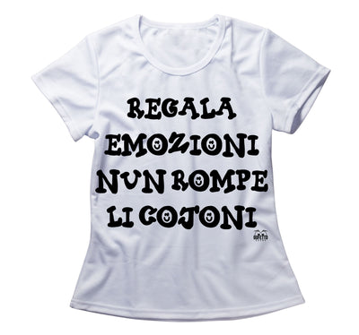 T-shirt Donna NUN ROMPE ( N670922217  ) - Gufetto Brand 