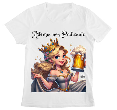 T-shirt Donna PRINCIPESSA ASTEMIA  ( PA77052390 ) - Gufetto Brand 