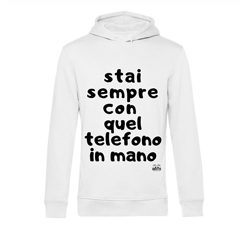 Felpa Uomo TELEFONO ( TE5263857496 ) - Gufetto Brand 