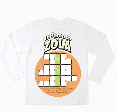 T-shirt Donna UN FAMOSO ZOLA ( GZ852369741 ) - Gufetto Brand 