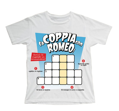 T-shirt Bambino/a FA COPPIA CON ROMEO ( AR56091234 ) - Gufetto Brand 