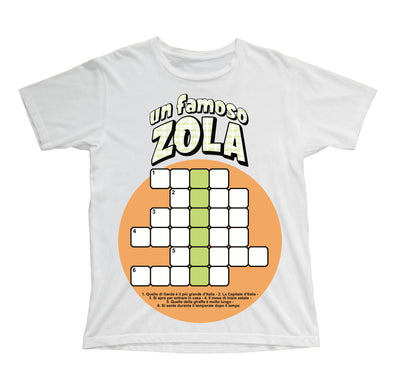 T-shirt Bambino/a UN FAMOSO ZOLA ( GZ852369741 ) - Gufetto Brand 
