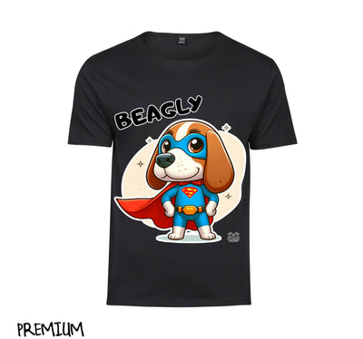 T-shirt Uomo BEAGLY SUPER EROE ( BE2385746985 ) - Gufetto Brand 