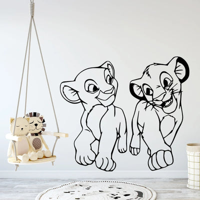 Cute Animals emovable Wall Stickers For Kids Rooms Bedroom Decorative Wall Art Decals Wallpaper Mural Sticker - Gufetto Brand 