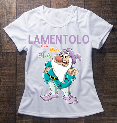 T-shirt BIANCA DONNA LAMENTOLO Outlet - Gufetto Brand 