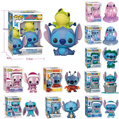 Hot Sales Funko Pop Stitch Anime Figure Toy Collectible Action Figuras Pvc Model Doll Kids Christmas Birthday Gifts - Gufetto Brand 