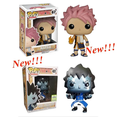 Funko POP  Fairy Tail NATSU #67 Naz Gajeel #481 Model Action Figures Toys for Children Gifts - Gufetto Brand 
