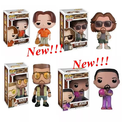 FUNKO POP The Big Lebowski The Dude #81 walter #82 Donny #83 Jesus #85 Figure Toys Collection model toy for children - Gufetto Brand 