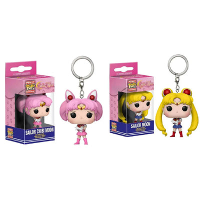 funko POP Sailor Moon Anime Keychain Cute Figure Doll Couple Bag Pendant Keyring Car Key Chain Acessories Toy gift - Gufetto Brand 