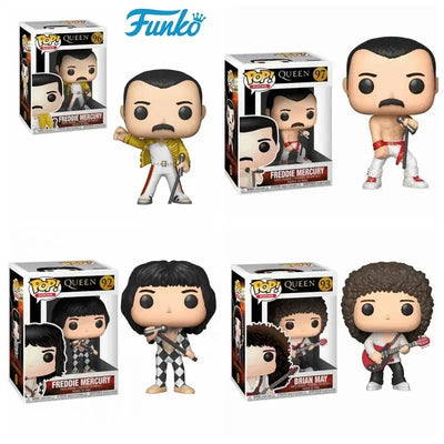 Funko Pop Rocks Queen Freddie Mercury 97# 96# Singer Brian May 93# PVC Vinyl Action Figure Collection Models Toys for Children - Gufetto Brand 