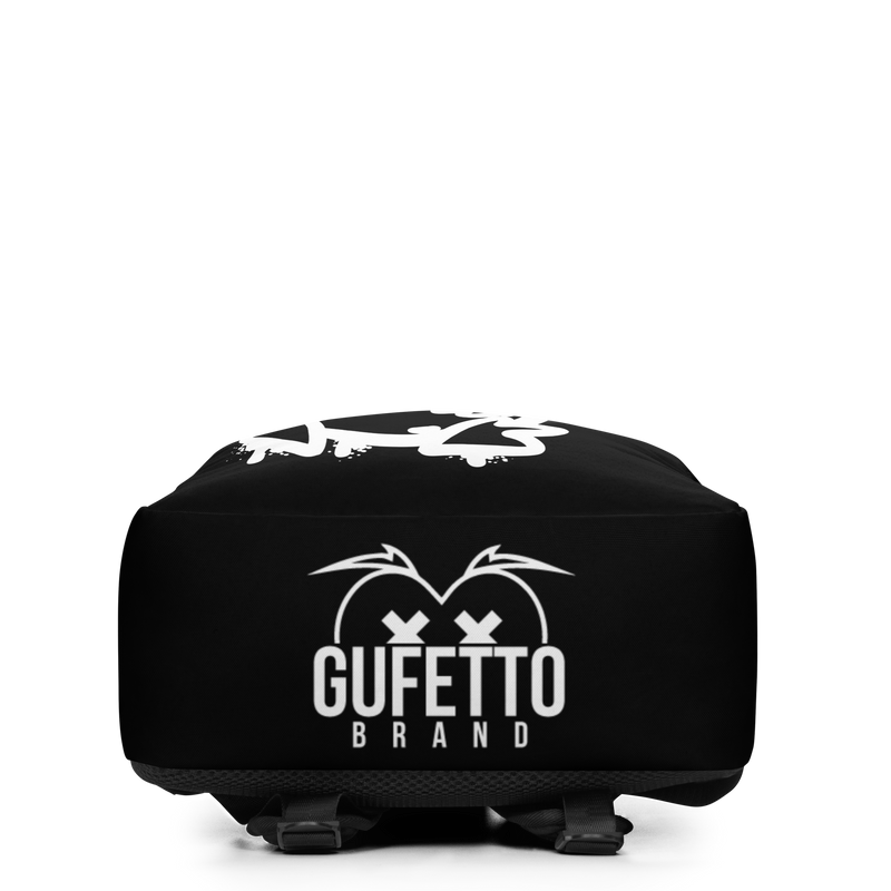Zaino minimal GUFETTO 2 BIANCO OCCHI ROSSI - Gufetto Brand 