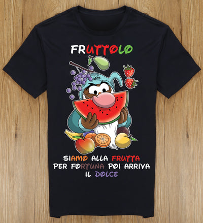 T-shirt NERA UOMO FRUTTOLO Outlet - Gufetto Brand 