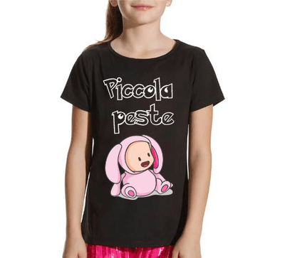 T-shirt Bambina Piccola Peste - Gufetto Brand 