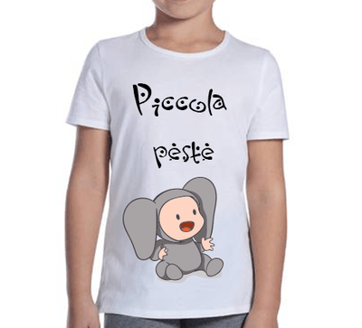 T-shirt Bambina Piccola Peste Two - Gufetto Brand 