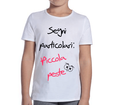 T-shirt Bambina Segni Particolari - Gufetto Brand 