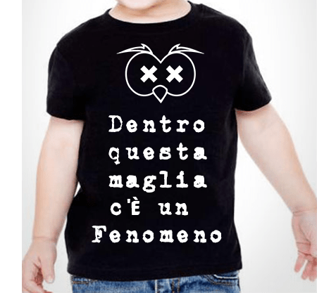 T-shirt Bambino Dentro questa Maglia... - Gufetto Brand 