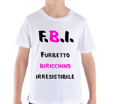 T-shirt Bambino F.B.I. - Gufetto Brand 