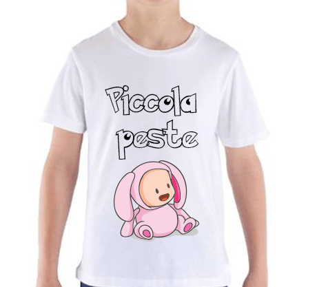 T-shirt Bambino Piccola Peste - Gufetto Brand 