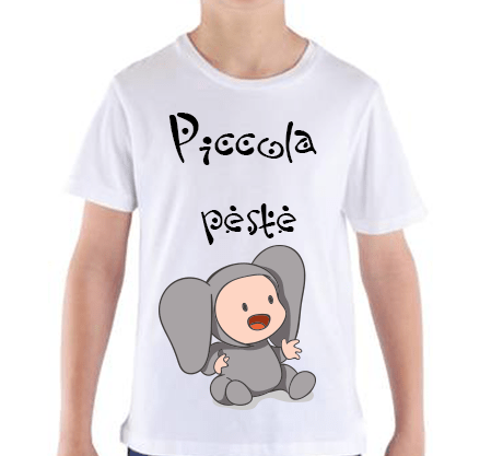 T-shirt Bambino Piccola Peste Two - Gufetto Brand 