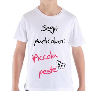 T-shirt Bambino Segni Particolari - Gufetto Brand 