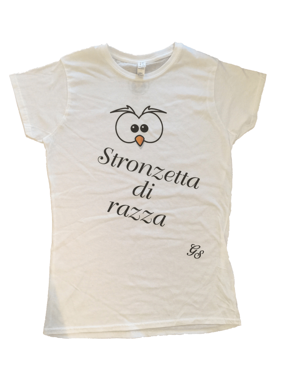 T-shirt Stronzetta di Razza Bianca Promo - Gufetto Brand