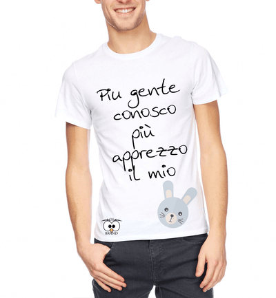 T-shirt Uomo Bunny - Gufetto Brand 