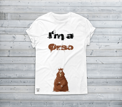 T-shirt Uomo I'm a Orso - Gufetto Brand 