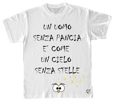 T-shirt Uomo ( Un Uomo senza... ) - Gufetto Brand 