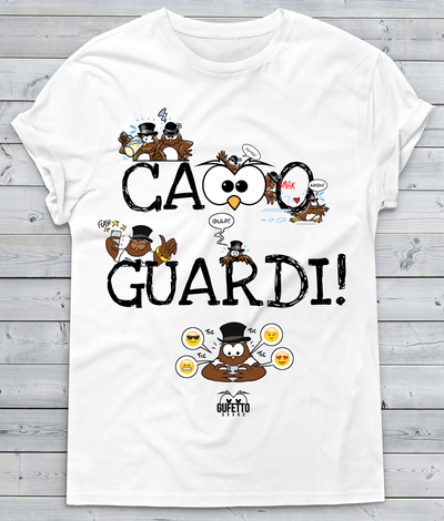 T-shirt Uomo Ca..o Guardi Gufetti Edition - Gufetto Brand 