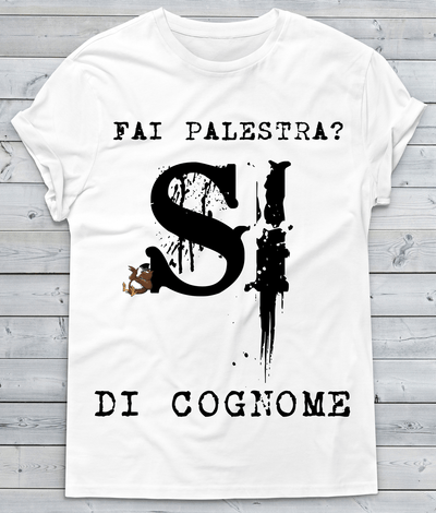 T-shirt Uomo Fai Palestra? - Gufetto Brand 