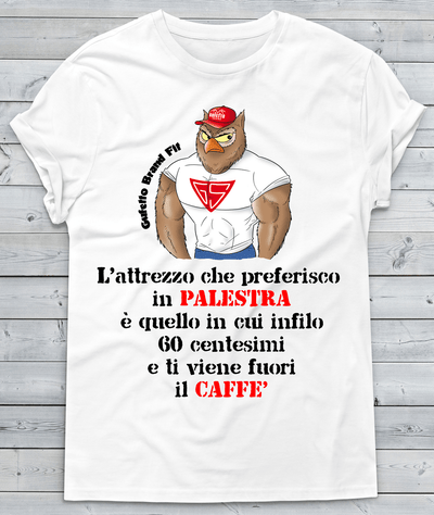 T-shirt Donna Fit L'Attrezzo - Gufetto Brand 
