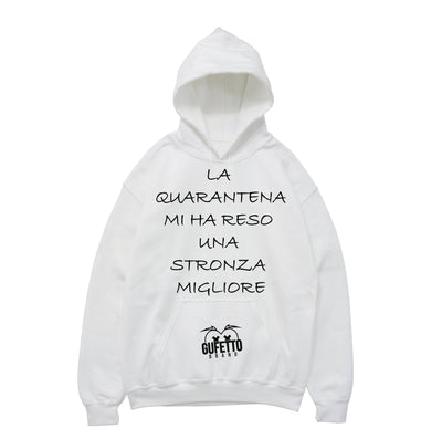 Felpa donna La Quarantena ( Q8516 ) - Gufetto Brand 