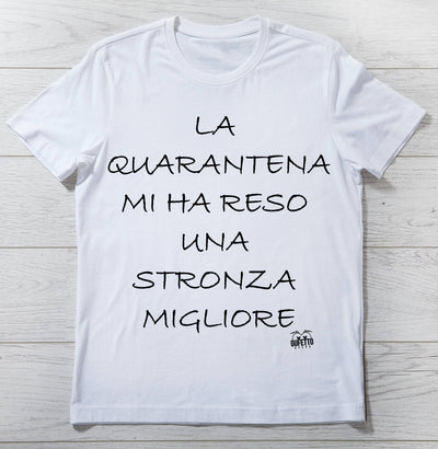 T-shirt Donna La Quarantena ( Q8516 ) - Gufetto Brand 