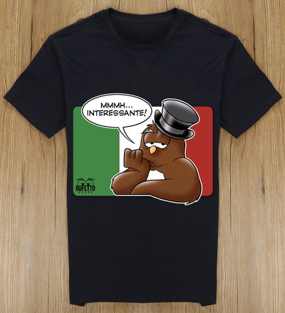 T-shirt Uomo Interessante ( D9563 ) - Gufetto Brand 