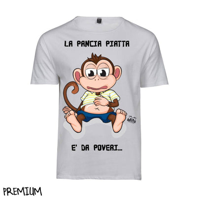 T-shirt Uomo PANCIA ( L8103 ) - Gufetto Brand 