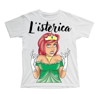 T-shirt Bambino/a Principesse 2.0 L'isterica ( I51100987 ) - Gufetto Brand 