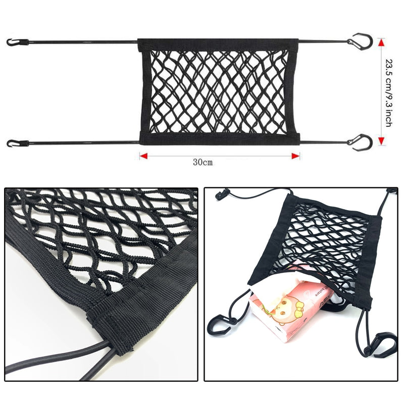 Dog seat cover car protection net safety storage bag Pet Mesh Travel Isolation Back Seat Safety Barrier perro puppy accessories - Gufetto Brand 