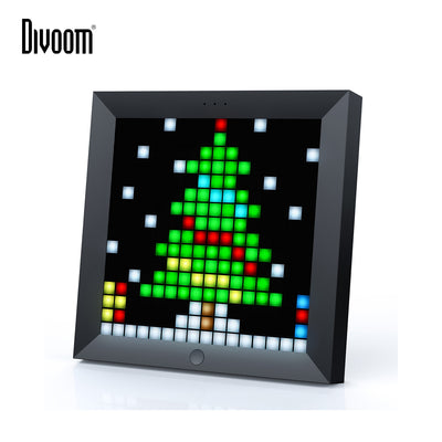 Divoom Pixoo Digital Photo Frame Sveglia con display a LED programmabile Pixel Art, decorazioni per insegne luminose al neon, regalo di Capodanno 2021 - Gufetto Brand 