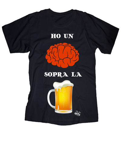 T-shirt Uomo Cervello ( B203 ) - Gufetto Brand 