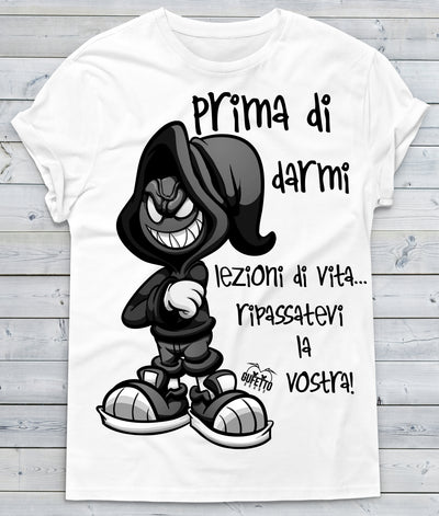 T-shirt Donna  LEZIONI DARK ( V044 ) - Gufetto Brand 