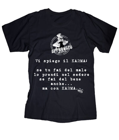T-shirt Uomo KARMA ( I490 ) - Gufetto Brand 